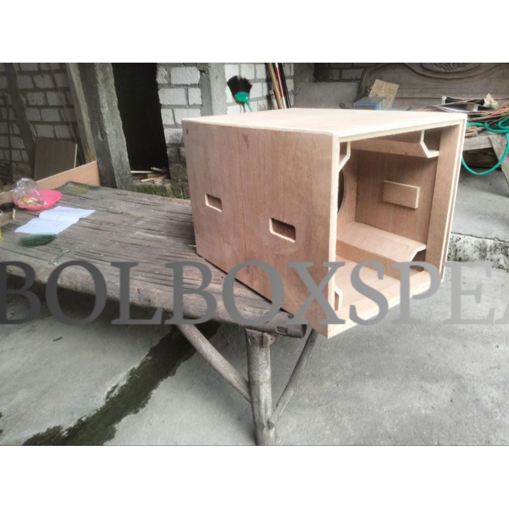 Box Speaker Planar 15 inch Single Model Brewog Bahan Triplek 18mm

