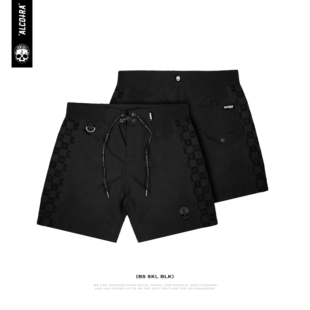 BS SKULL BLK // BOYSHORT SKULL BLACK // BOYSHORT ALCOTRA