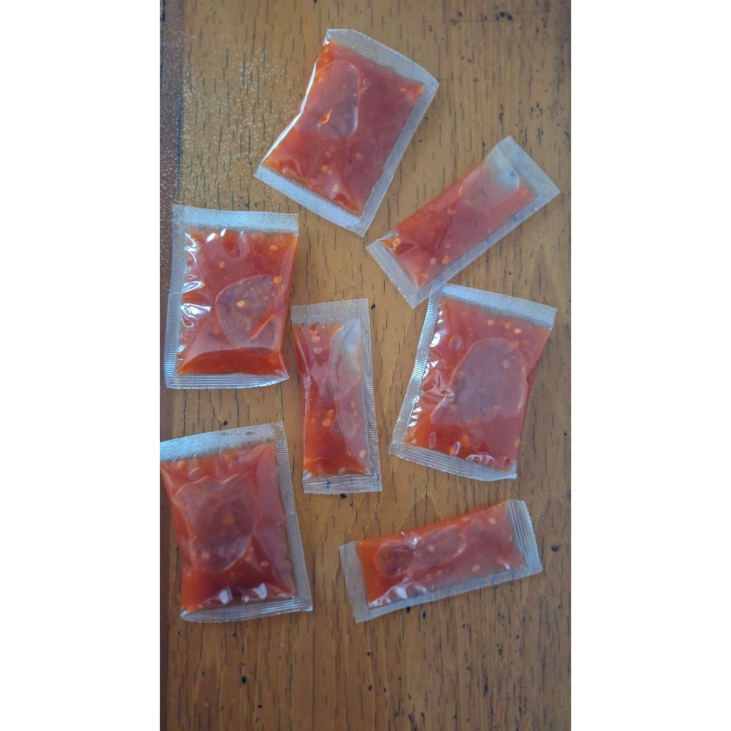 

Jagonya Homemade Sambal Bangkok Manis Pedas kemasan saset 25g isi 20