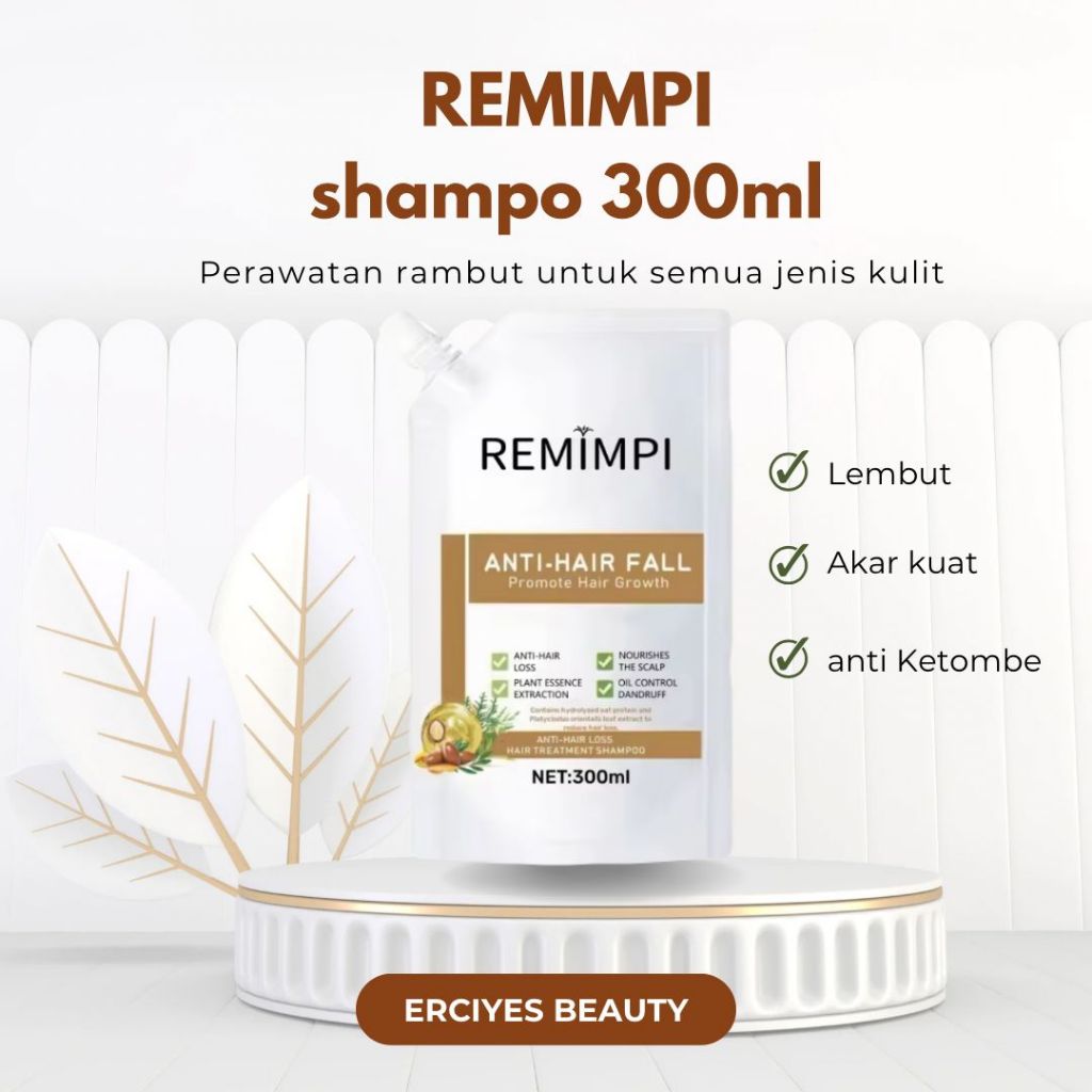 REMIMPI Shampo Anti Hair Fall Penumbuh Rambut Original / Remimpi Shampo Original