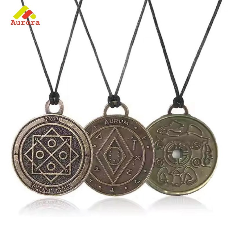 Kalung Keberuntungan Ammulet Kekayaan - Menarik Rezeki & Kesejahteraan - Ideal untuk Pribadi & Kelua