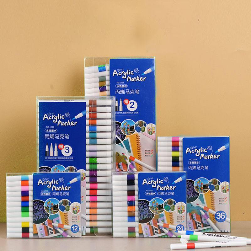 

Set Spidol Akrilik Lengkap 12/24/36/48/60/80 Warna – Warna Pastel & Highlighter, Tinta Halus & Tahan Lama, Spidol Seni untuk Melukis, Kaligrafi, Craft & Desain