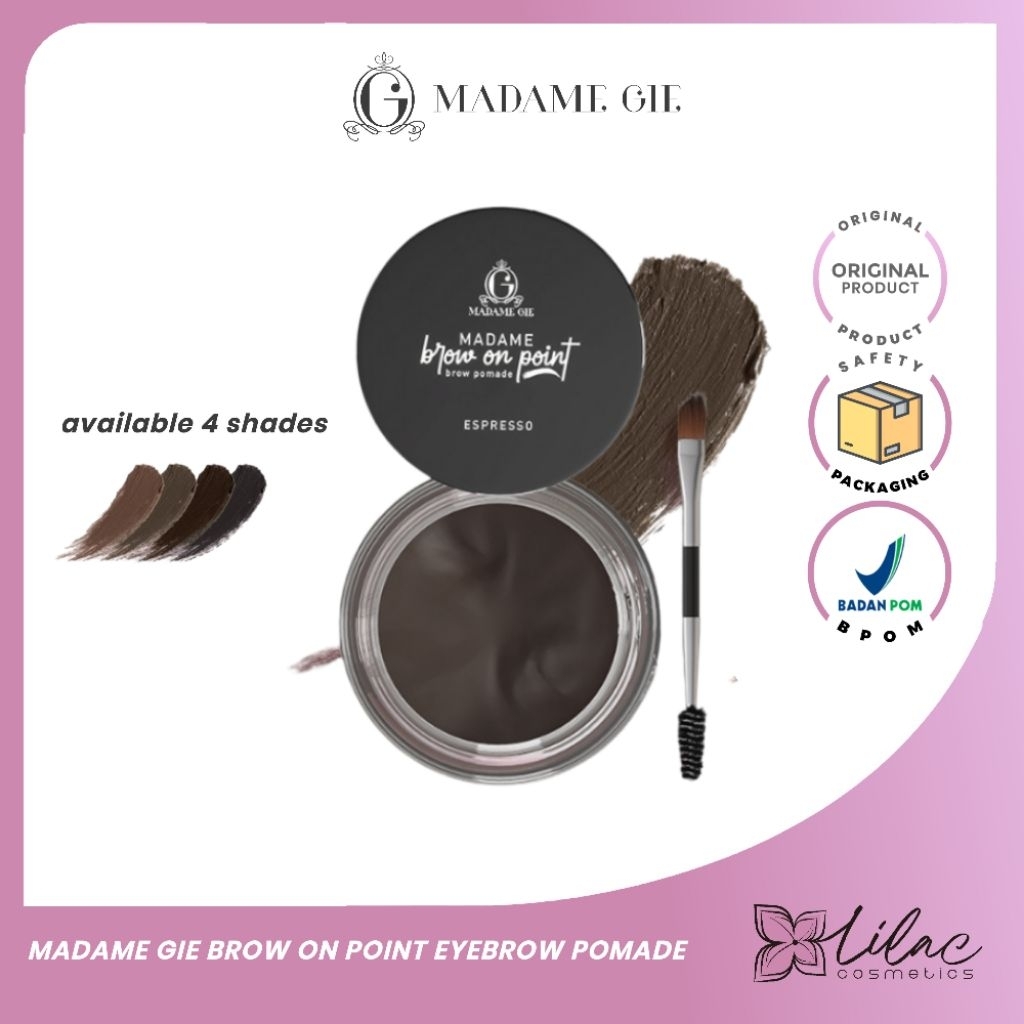 MADAME GIE Brow On Point Eyebrow Pomade Gel Alis