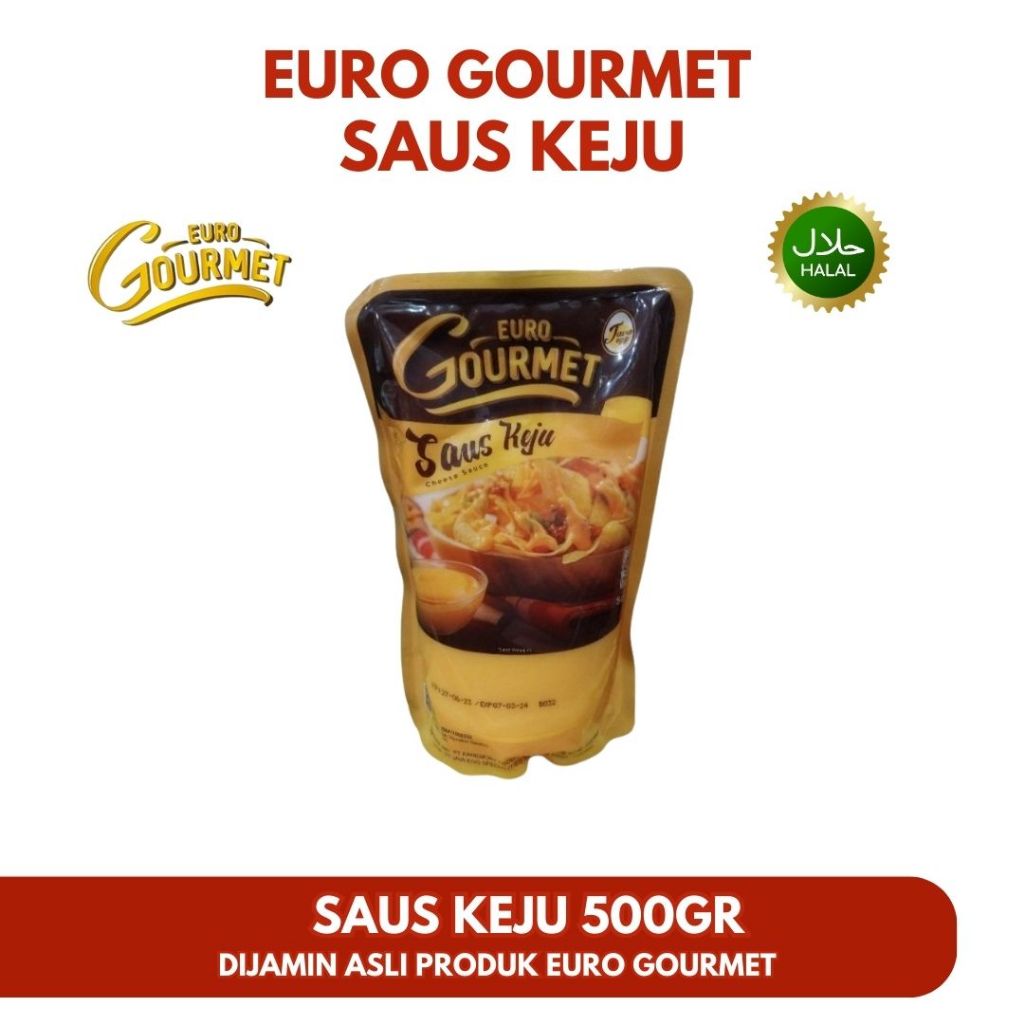 

Saus Keju Euro Gourmet 500gr