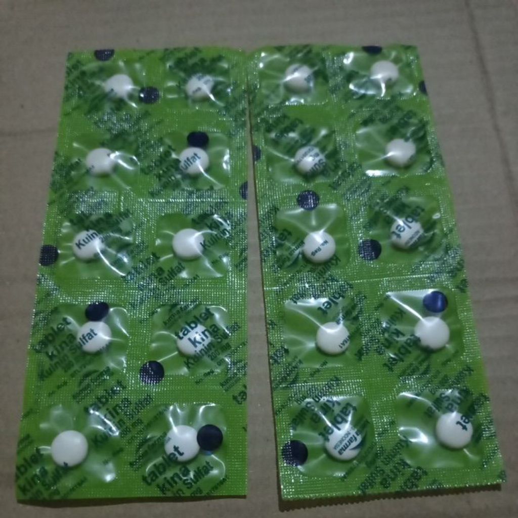 Pil Kina - tablet kina kimia farma 12 tablet | obat malaria berkualitas
