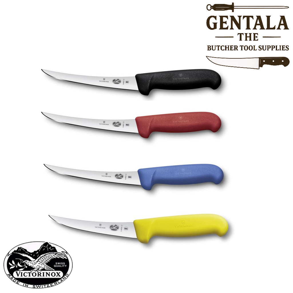 Pisau Boning Knife Victorinox Curved 12cm Fibrox