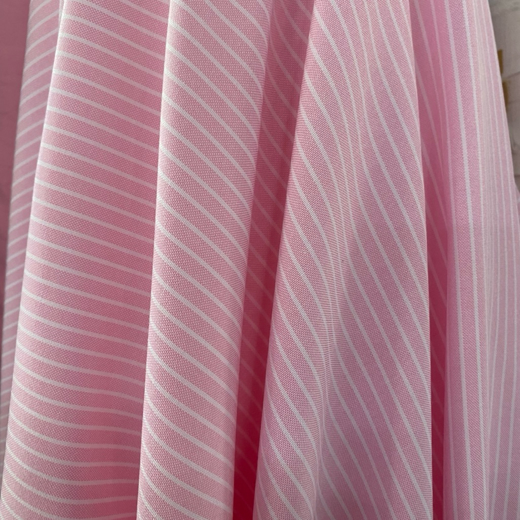 kain katun Oxford motif salur kain Oxford premium kain meteran harga per 0.5 meter