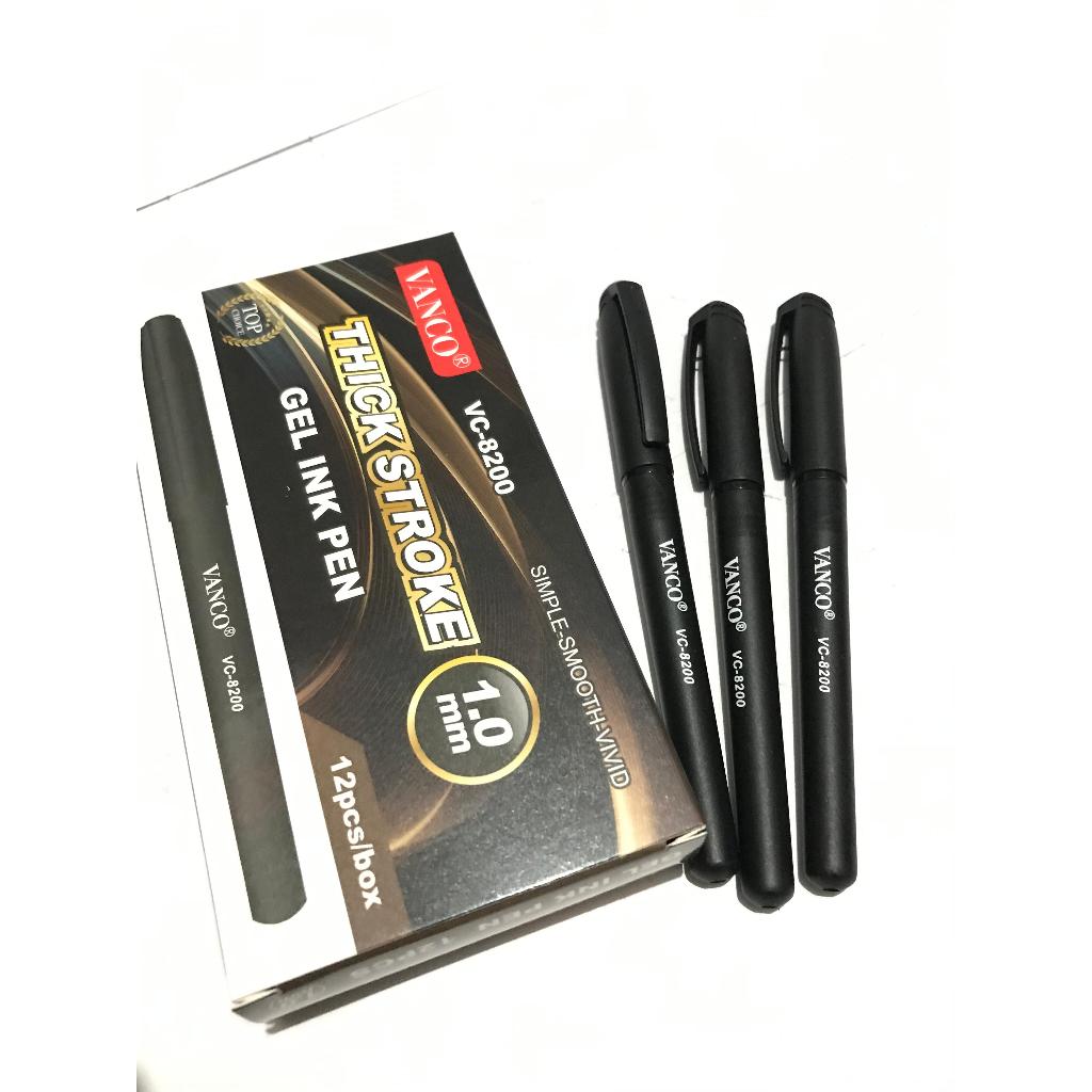 

(1PACK ISI=12) BULPOINT TANDA TANGAN 1.0mm VANCO VC-8200 - GELPEN PULPEN
