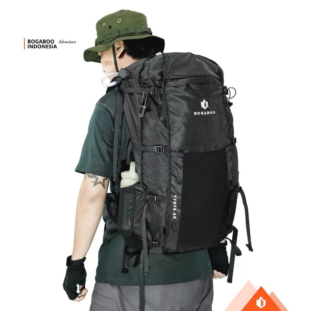 BOGABOO RYOTA 40 Liter – Tas Carrier Gunung Lightweight & Ultralight Backpack - tas gunung ultraligh