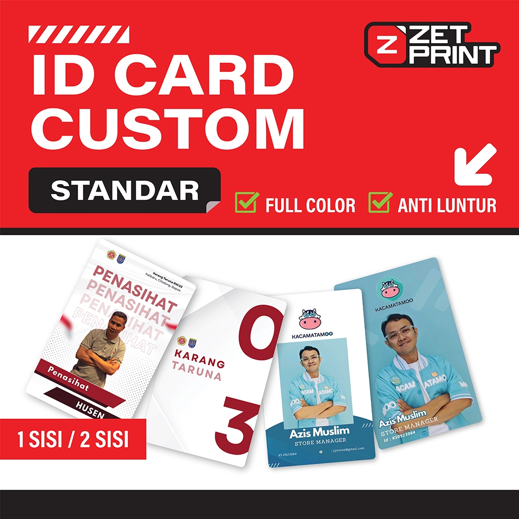 

Cetak Kartu Id Card PVC Plastik Kartu Kantor
