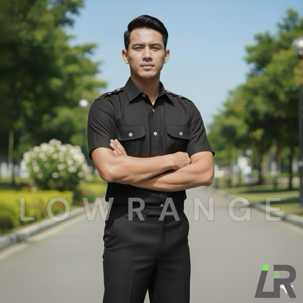 Seragam Safari Security Satpam / Setelan Safari Security / Baju Safari Security / Setelan Satpam / S