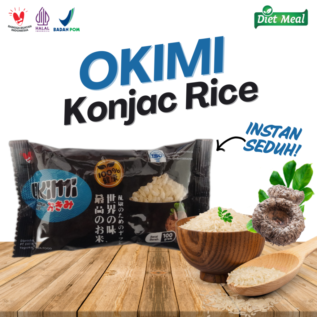 

Okimi Beras Porang Shirataki Instan Seduh 100gram