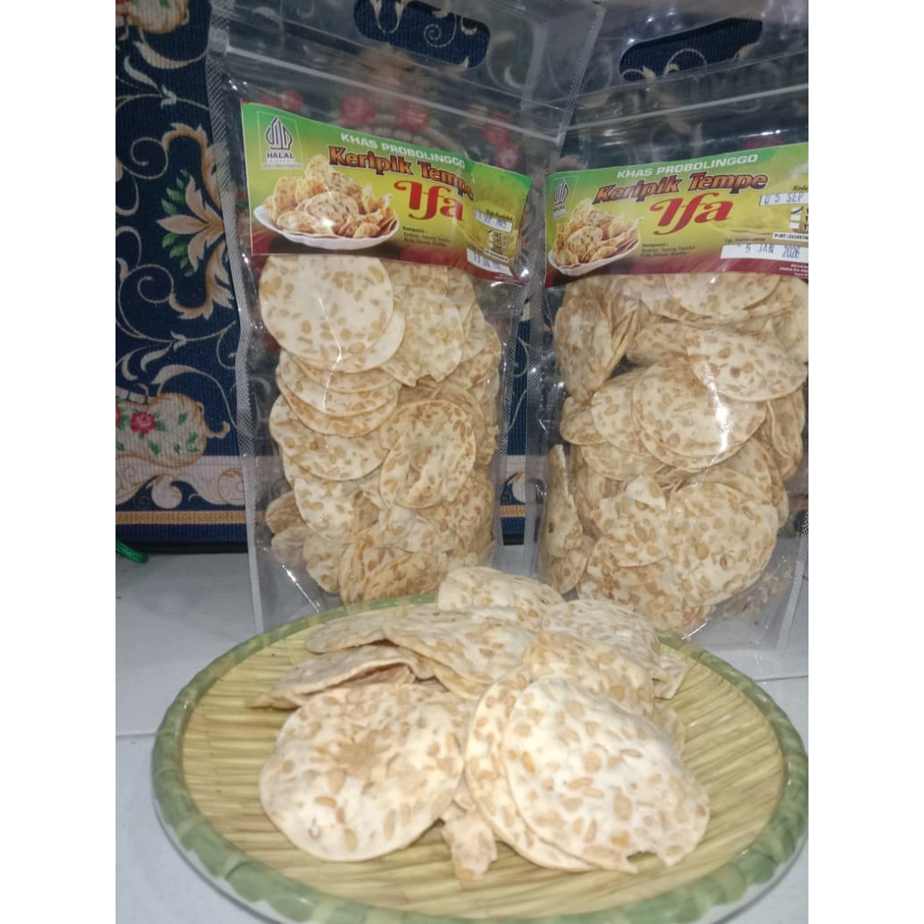 

Kripik Tempe IFA Khas Probolinggo|Oleh-Oleh Khas Probolinggo|Gurih dan Renyah