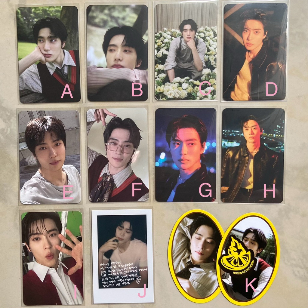 Photocard J ver, keyring ver & Sharing PC Konsep - JAEHYUN NCT 1st Solo Album J (Keyring Ver)