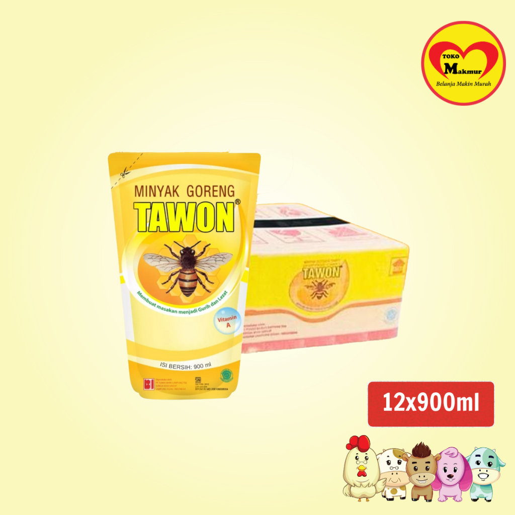 

Tawon Minyak Goreng 1 dus (900ml x 12pcs) *Khusus Gosend Instant / Toko Makmur Live