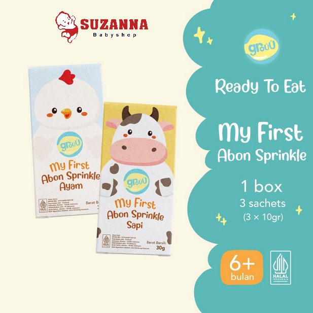 

Grouu Abon Mpasi & Anak (Abon Ayam, Abon Sapi) -- BB Booster 6M+