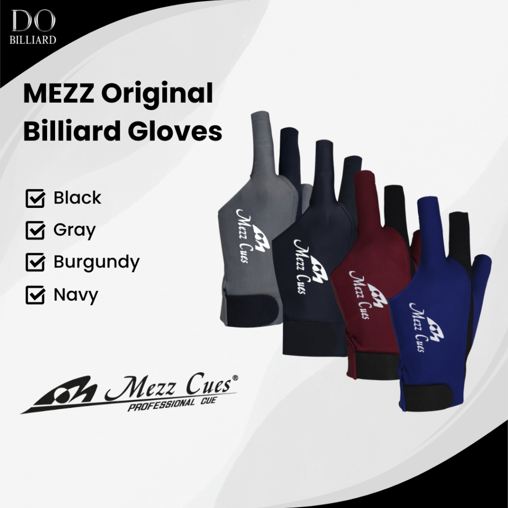 MEZZ Glove Original Sarung Tangan Billiard / Sarung Tangan Billiard Mezz Original S/M - L/XL