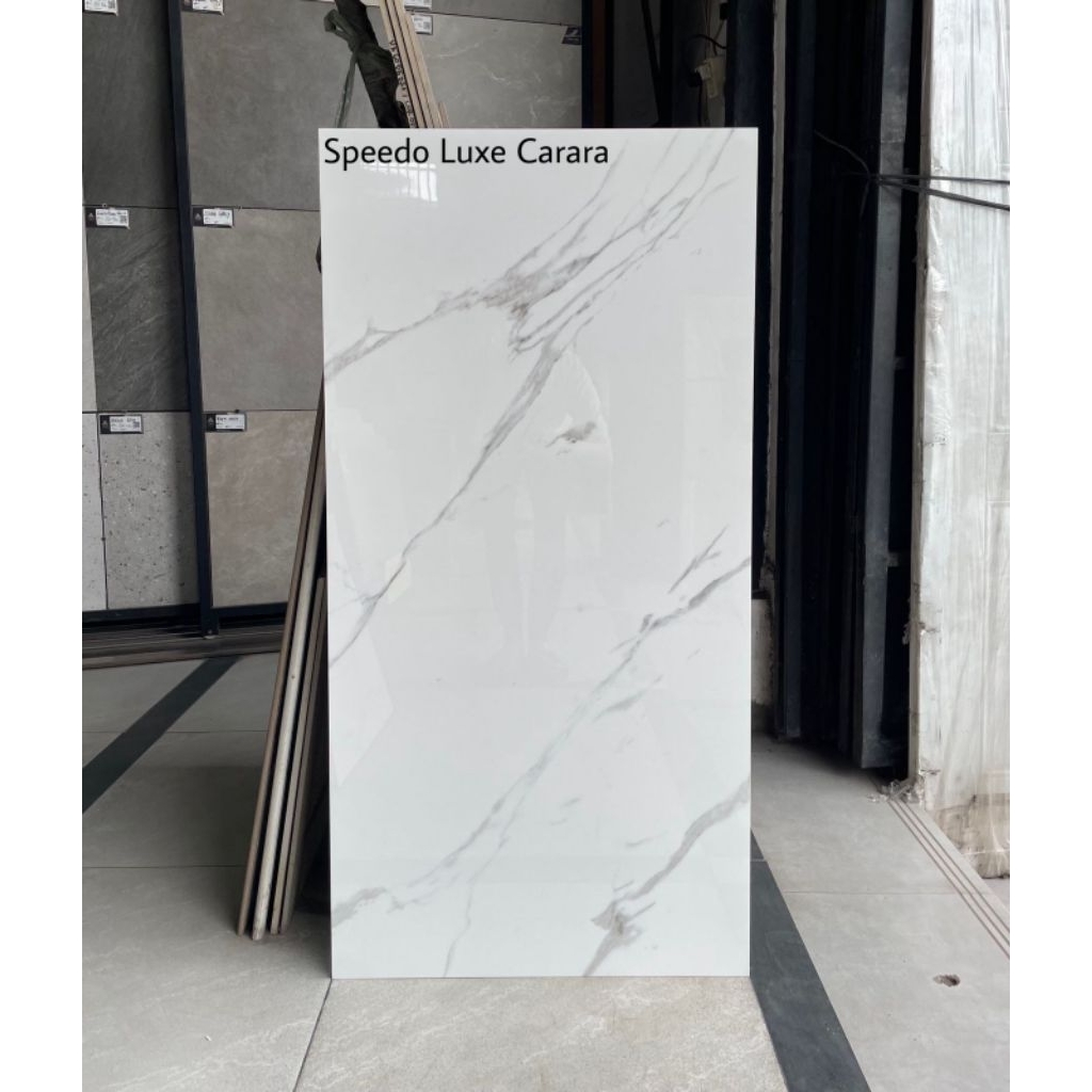 Granite 120x60 Glass Polish Motif Carrara Speedo Luxe Carrara Kw1 Glossy
