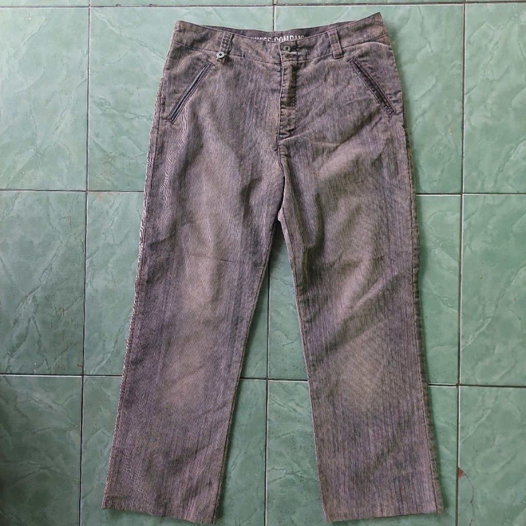 Celana Panjang Corduroy Brown Washed Second