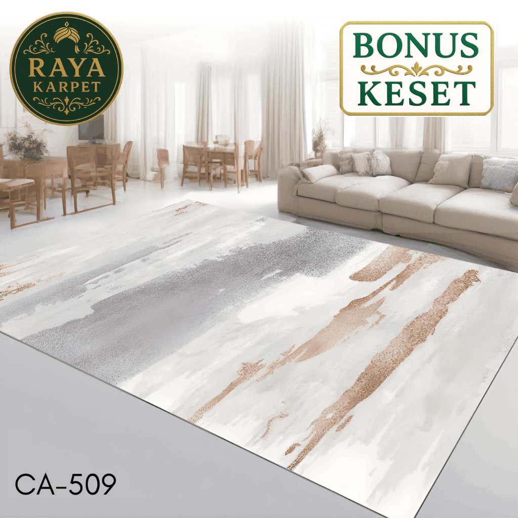 Karpet Ruang Tamu | Karpet Lantai 200x300 180x250 120x200 Tebal Lembut Raya Karpet