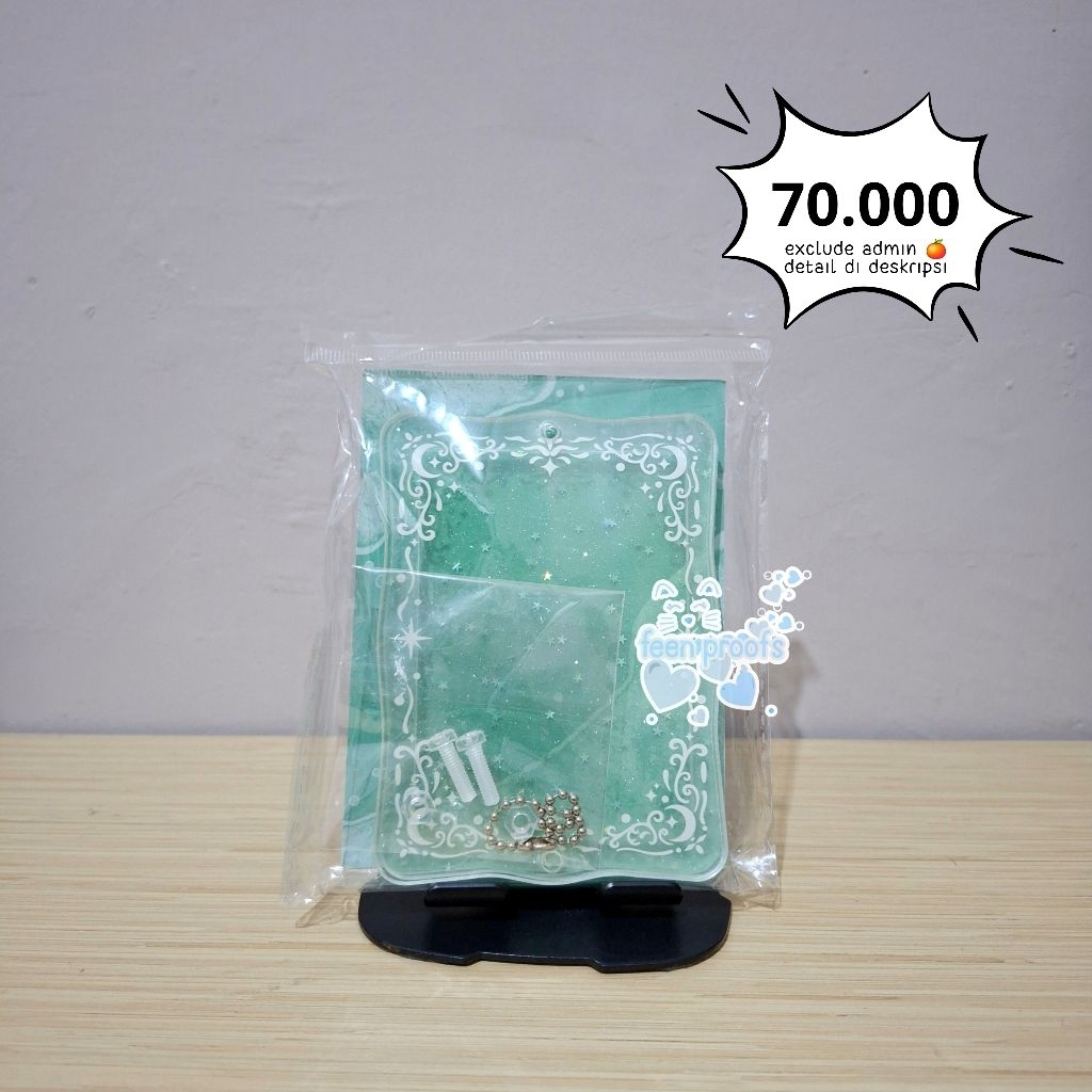 

NEW ~ Star & Moon acrylic photocard holder cahol