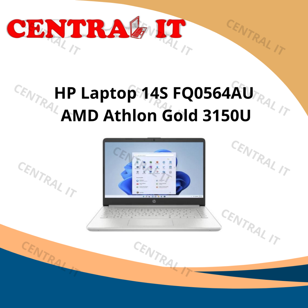 HP Laptop 14S FQ0564AU AMD Athlon Gold 3150U RAM 4GB SSD 512GB Layar 14 Inci HD Windows 11 Home & Mi