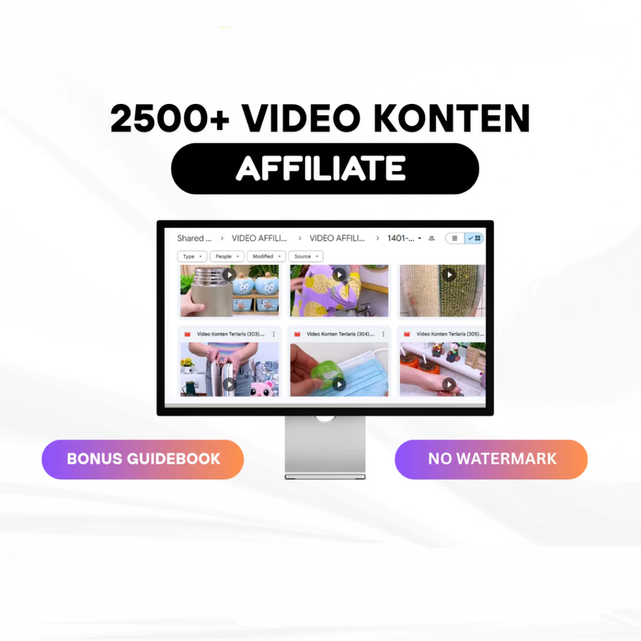 2500+ Video Konten Affiliate