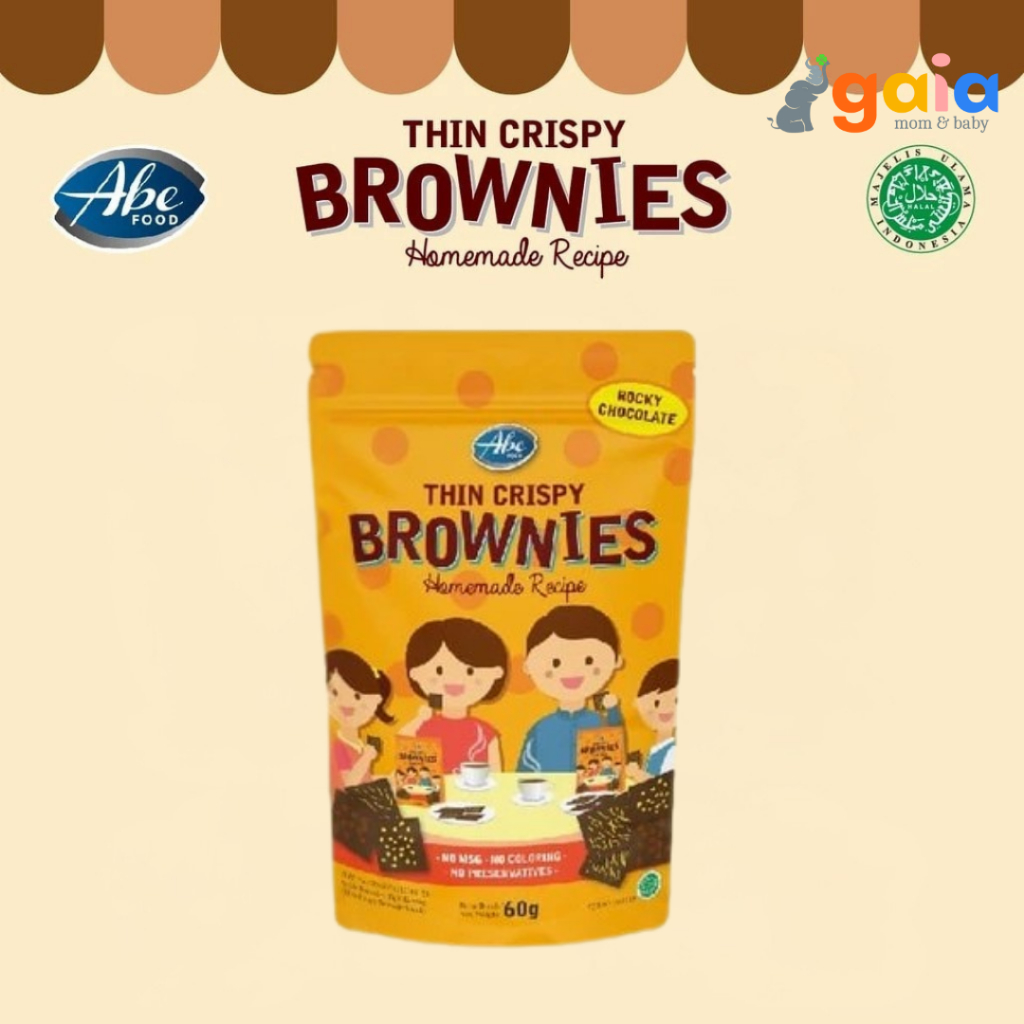 

Thin Crispy Brownies Rocky Chocolate