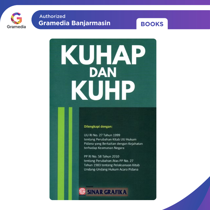 Gramedia Banjarmasin - KUHAP dan KUHP