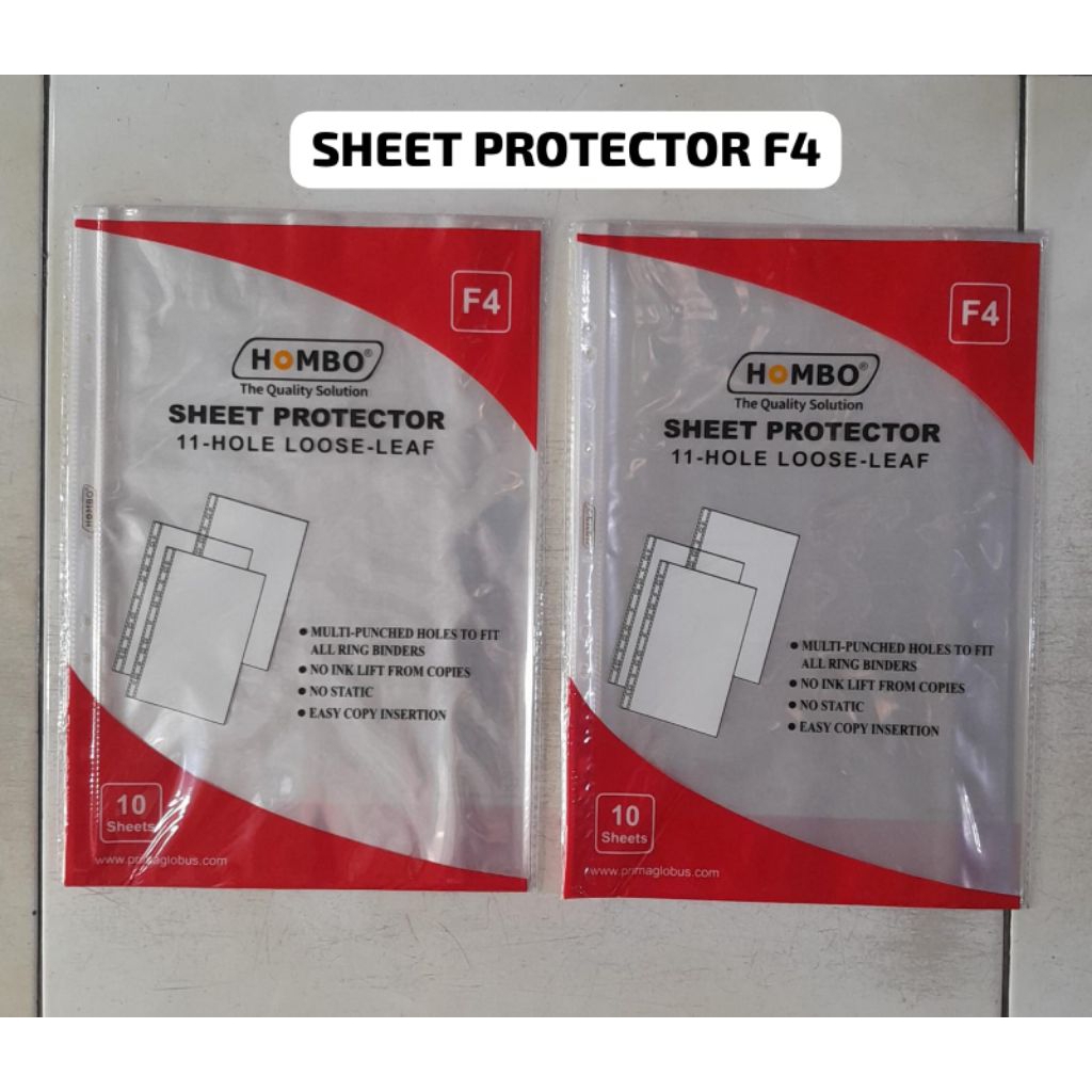 

sheet protector F4 isi 10 pc #
