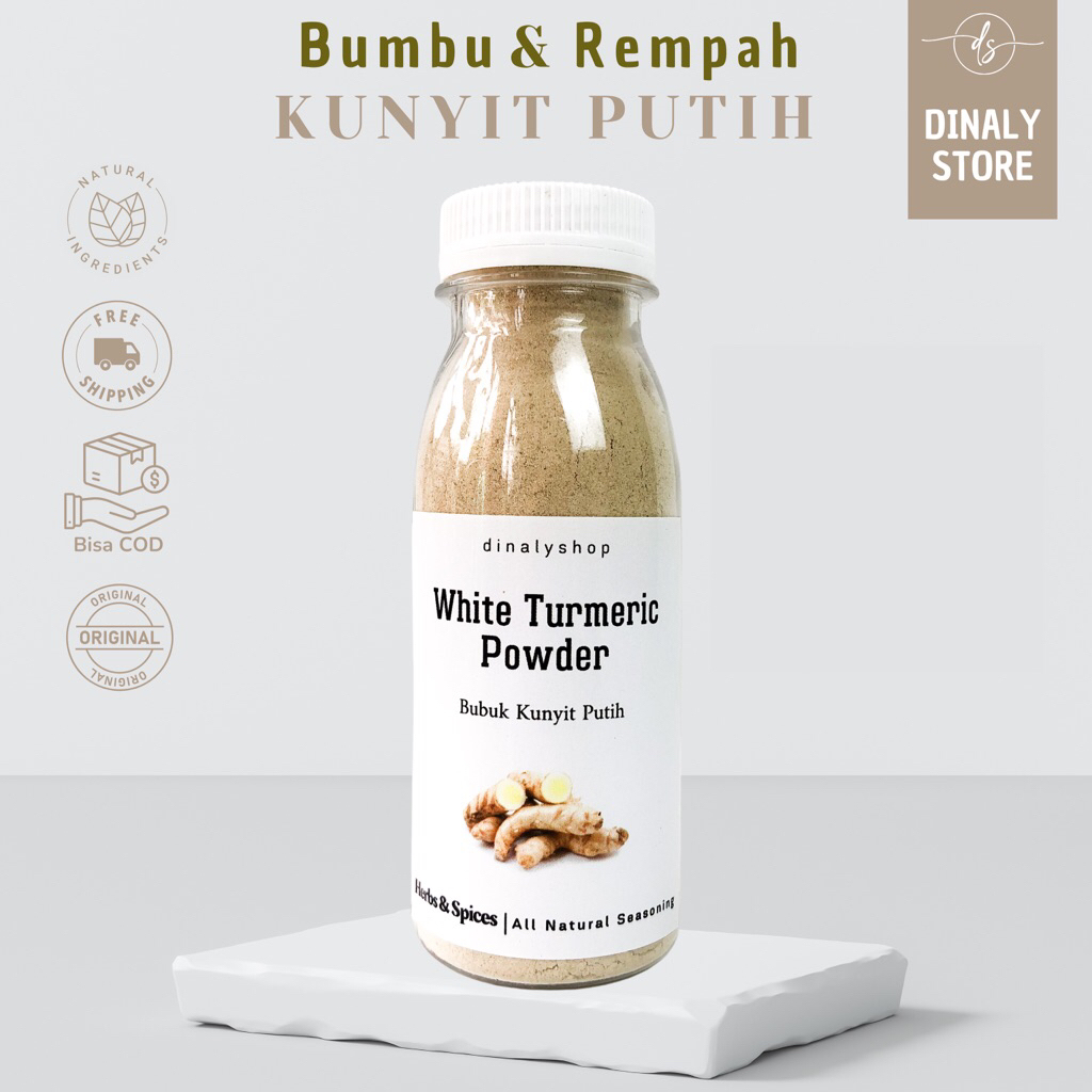 

Kunyit Putih Bubuk 50 Gram / White Turmeric Powder / Serbuk Kunyit Putih / Temu Putih Rempah / Bumbu Dapur Murah