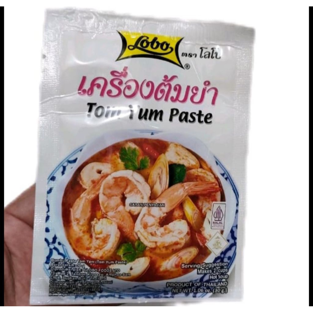 

Lobo Tom Yum Paste Bumbu Pasta Tom Yum Asli Thailand 30g