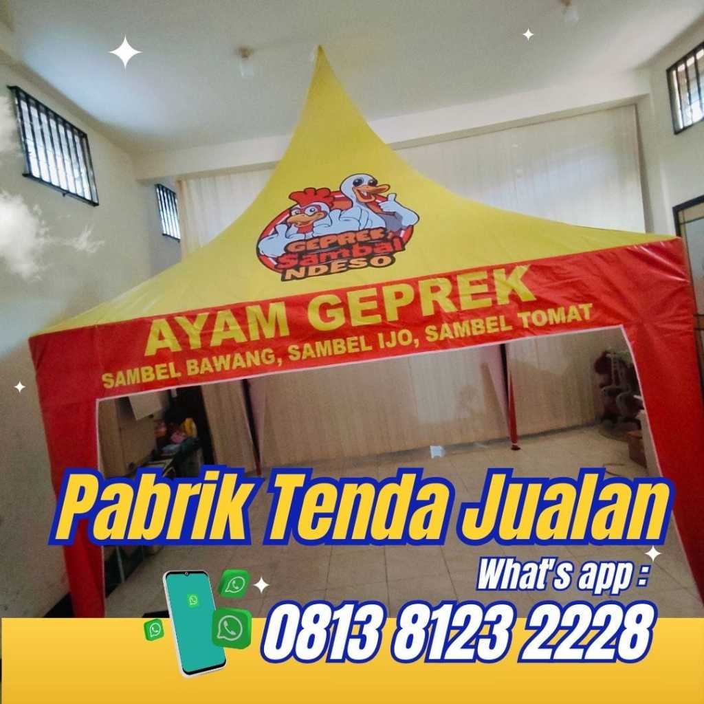 [3X3M] TENDA JUALAN | TENDA PORTABLE | TENDA PROMOSI | TENDA CUSTOM | TENDA PAMERAN