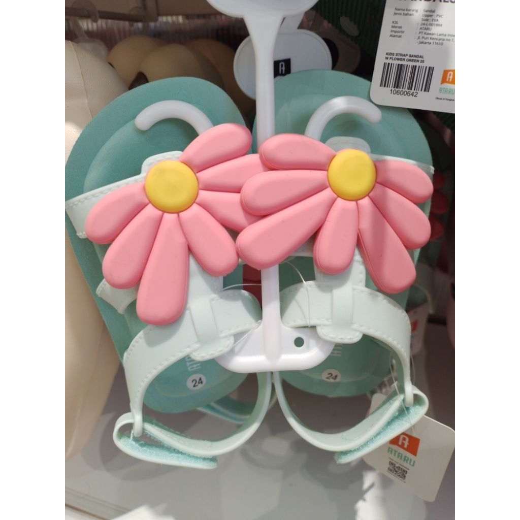 Ataru azko Sendal Anak Flower