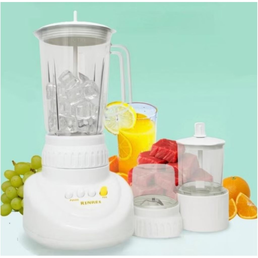 Blender Rinrei BR-622C Murah 3 in 1 1L Plastik