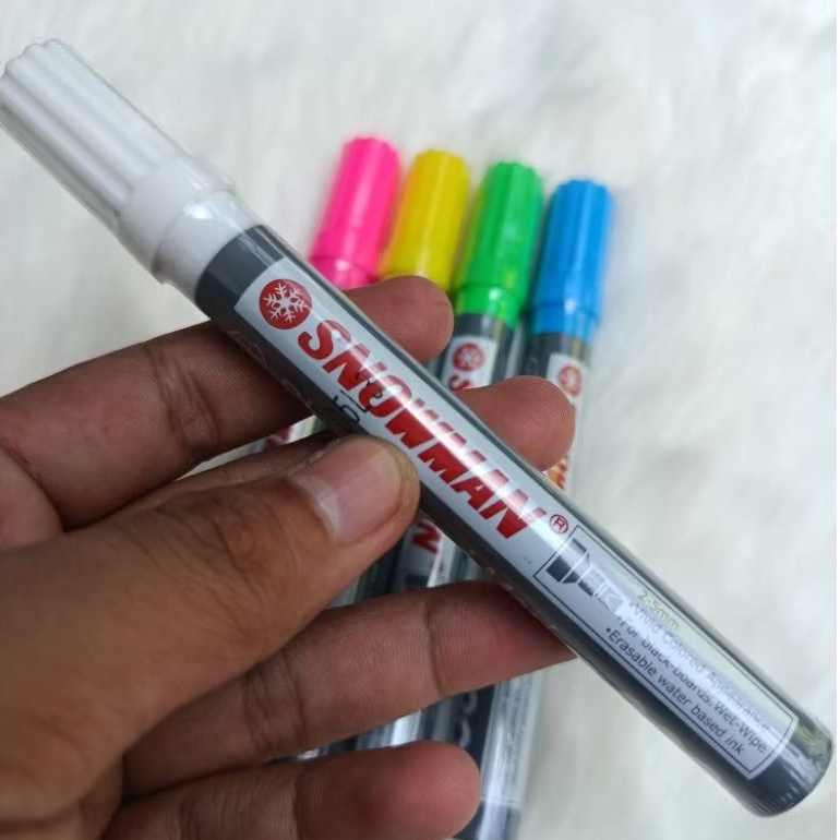 SPIDOL SNOWMAN, SPIDOL LUKIS KALIGRAFI, SNOWMAN BLACK BOARD MARKER 300( SEDIA ALAT KALIGRAFI LAINNYA