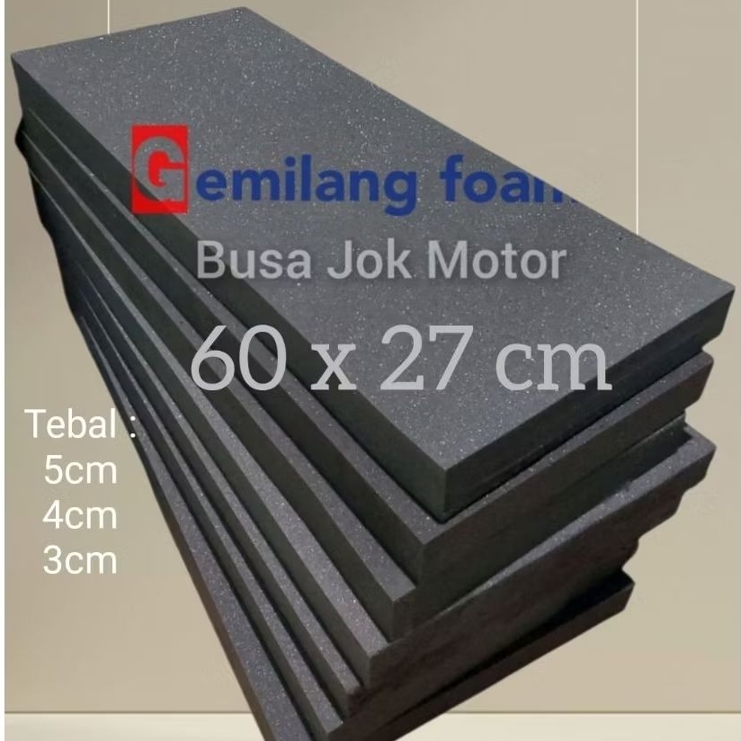 Busa Jok Motor Lembaran Busa RHL Tambahan Jok Ukuran 60x27cm