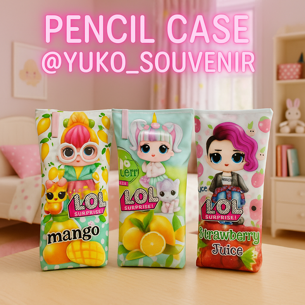 

Tempat Pensil LOL Juice Ada Sedotan Kotak Pensil LOL Model Kotak Juice