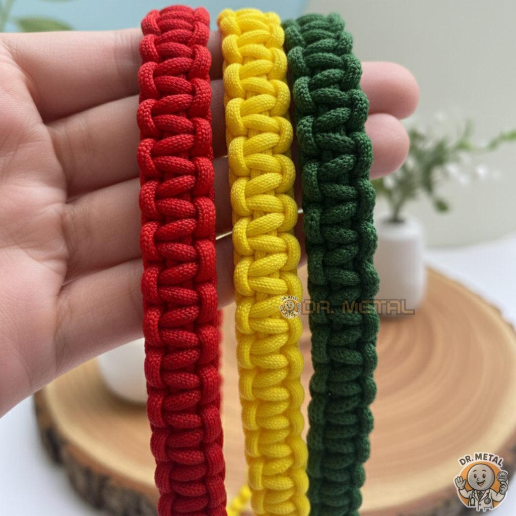 Tali Kur Pramuka Kecil Perlengkapan Atribut Pramuka Varian Pilihan Warna Hijau Merah Kuning