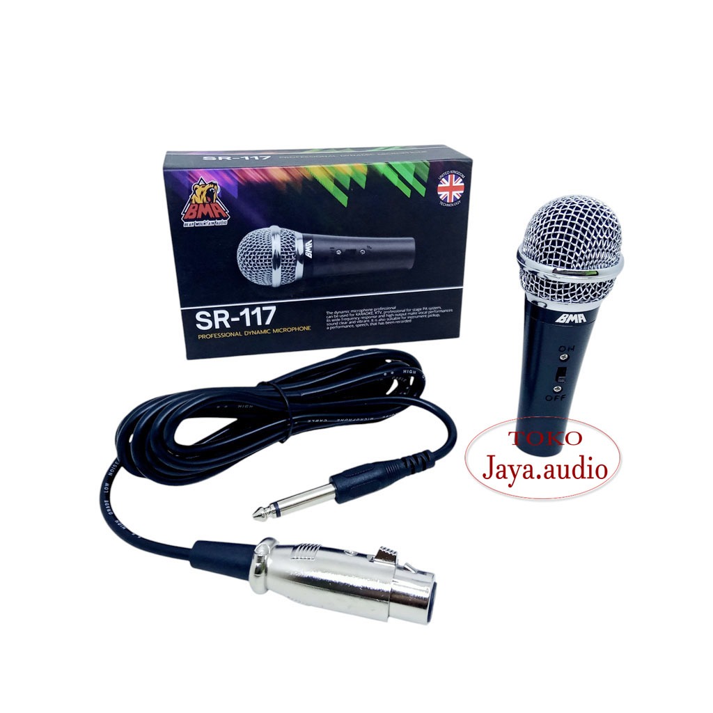 Mic Microphone Kendang BMA SR 117 Mik Kabel  Mikrofon Mini