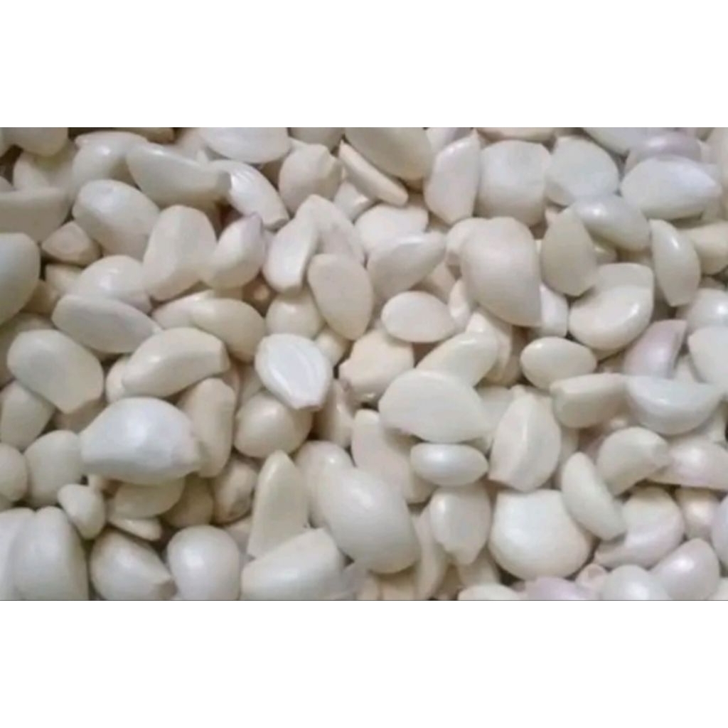 

Bawang putih kupas bersih Segar 1kg - Fresh Garlic Bumbu Dapur Masak Rumah 1 kg