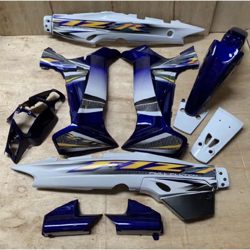 Fullset Body Halus Fizr Full Clutch Biru Putih 2004 Body Set Yamaha F1zr Full Clutch Biru Putih 2004