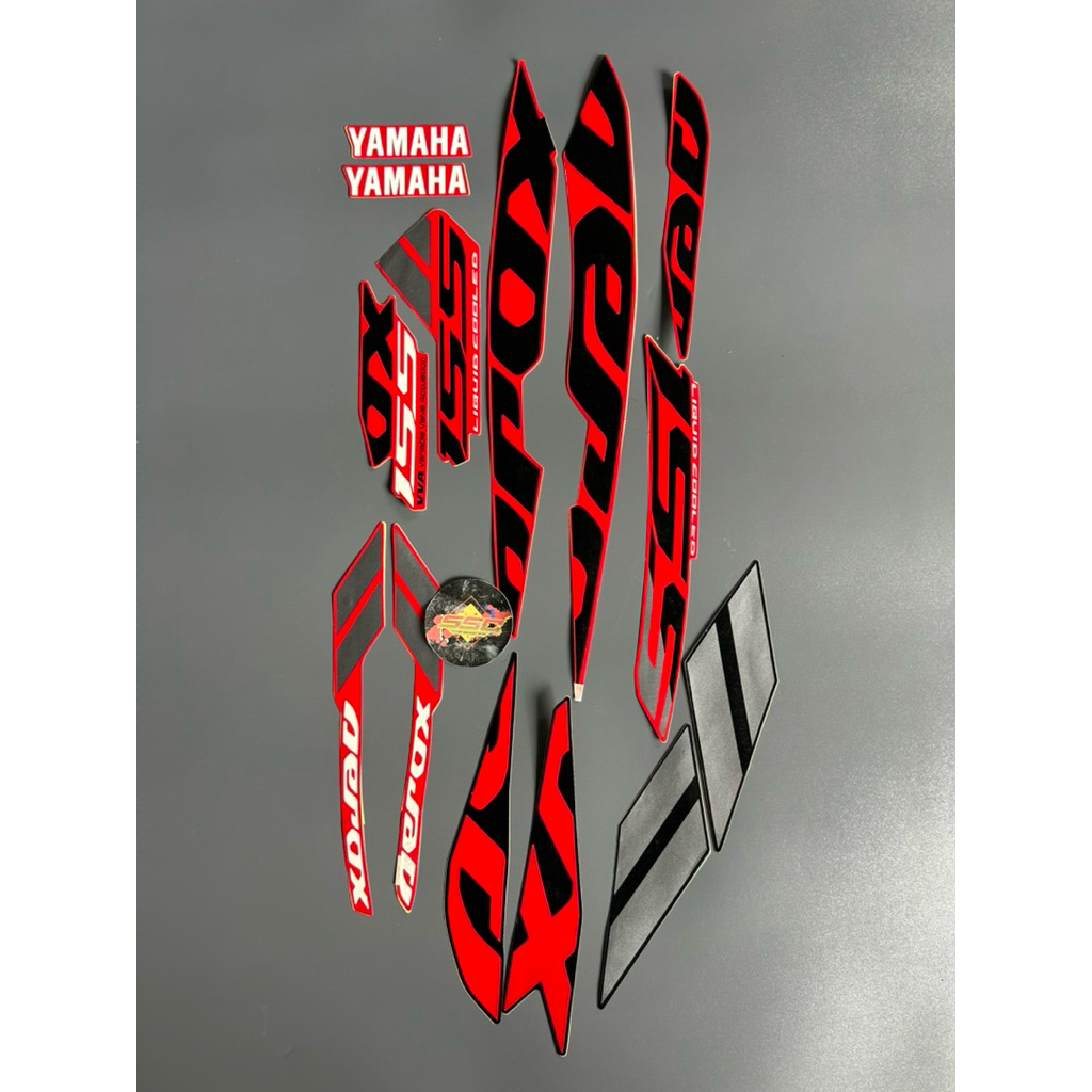 STRIPING STIKER AEROX 2018 2019 MERAH ORIGINAL