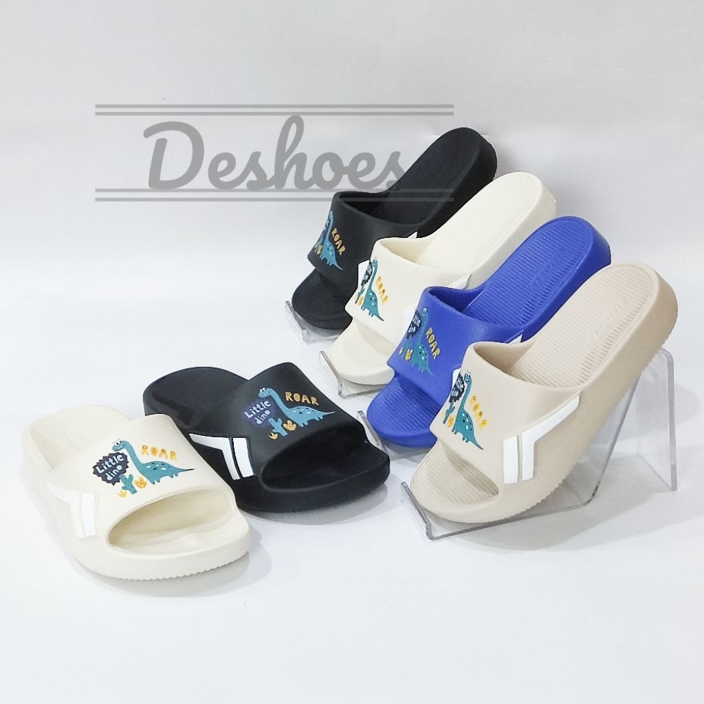 Sandal Anak Cowok Slipper/Slider/Selop | LUOFU E 7219 - BRE27 SIZE 24-35