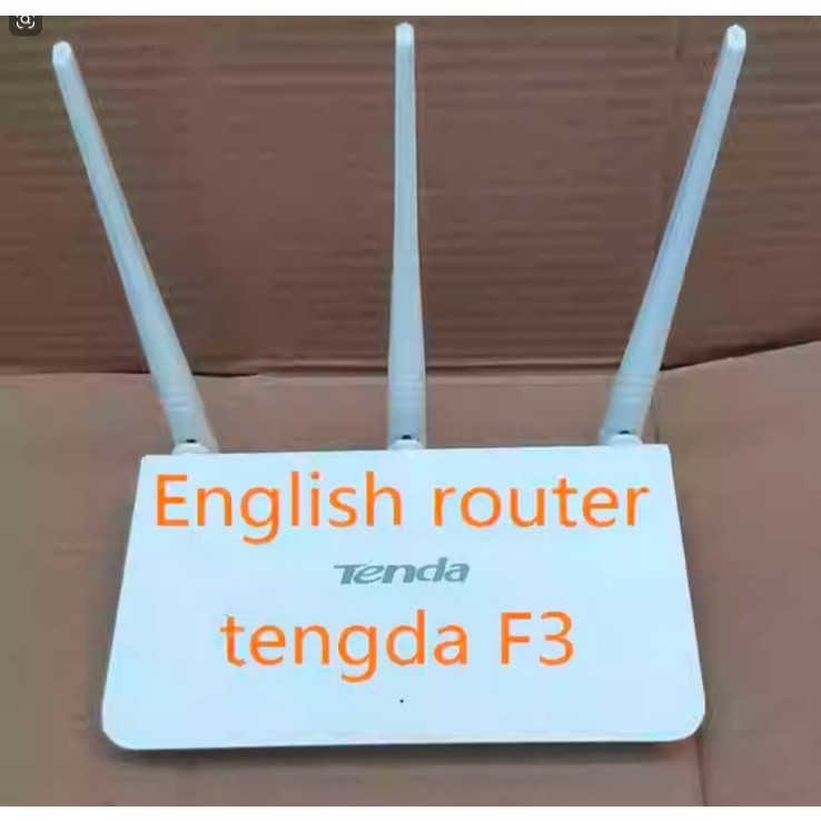 MODEM TENDA F3 VERSI 6.0 WIFI ROUTER NON ADAPTOR