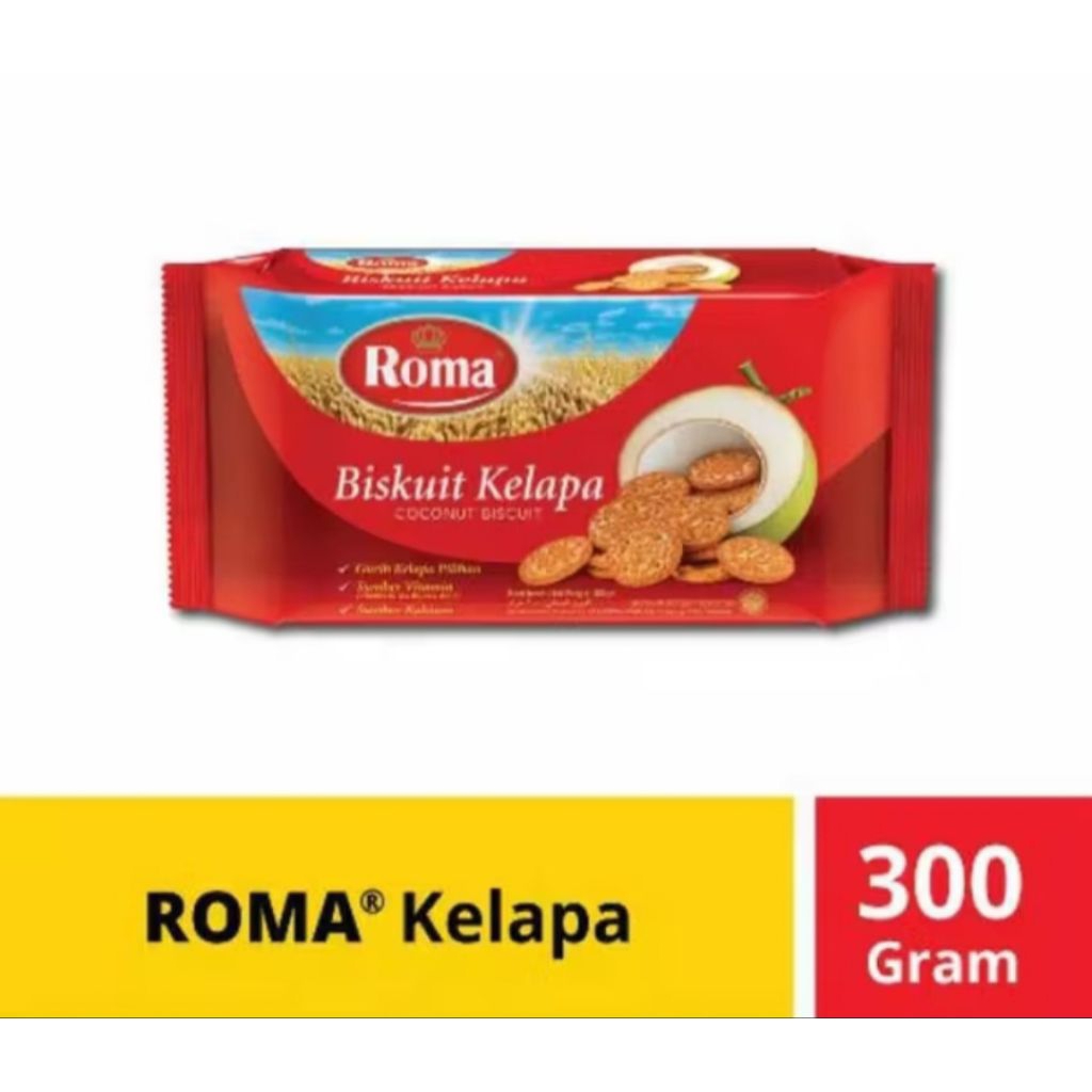 7 Pack biskuit roma kelapa