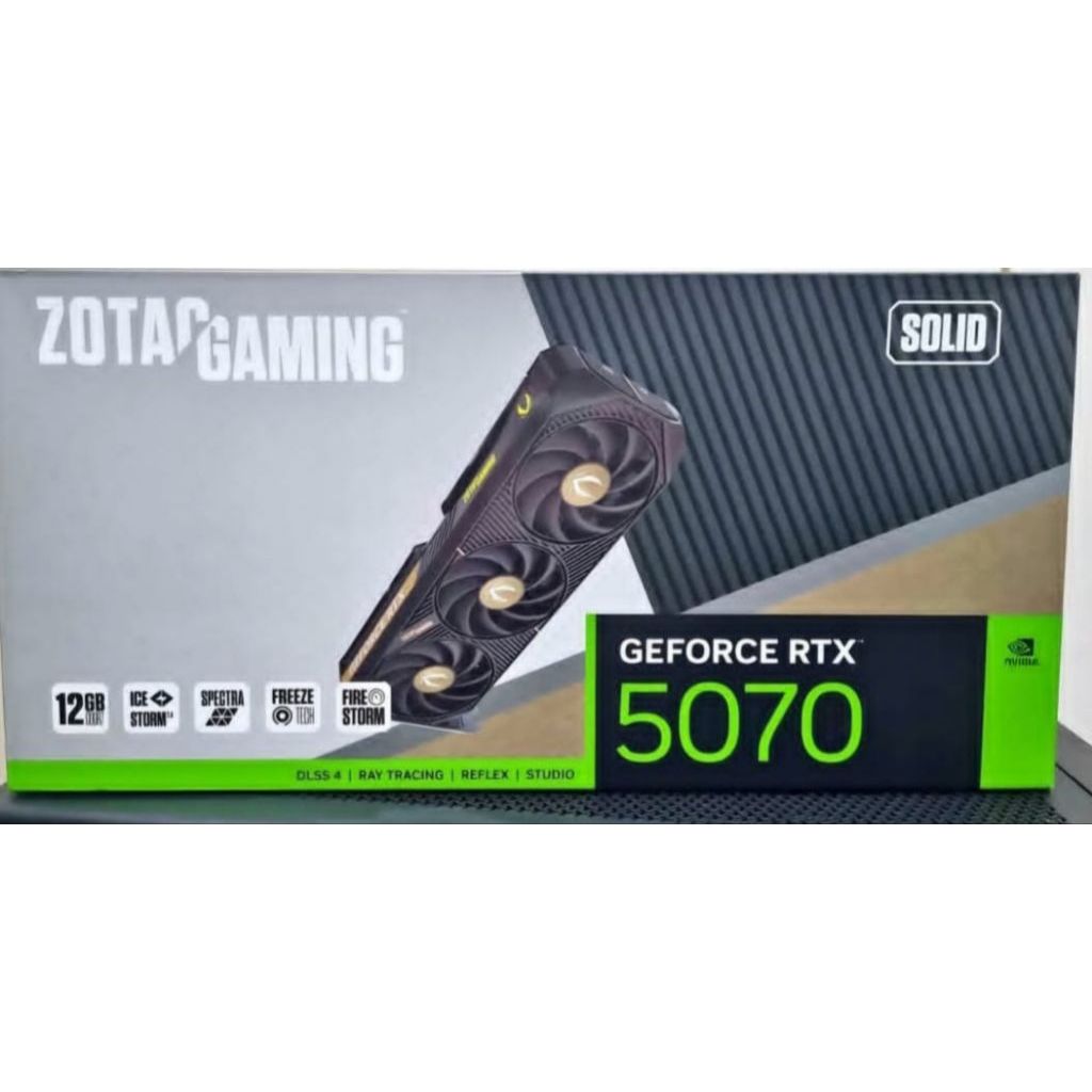 RTX 5070 12gb zotac Solid Triple Fan