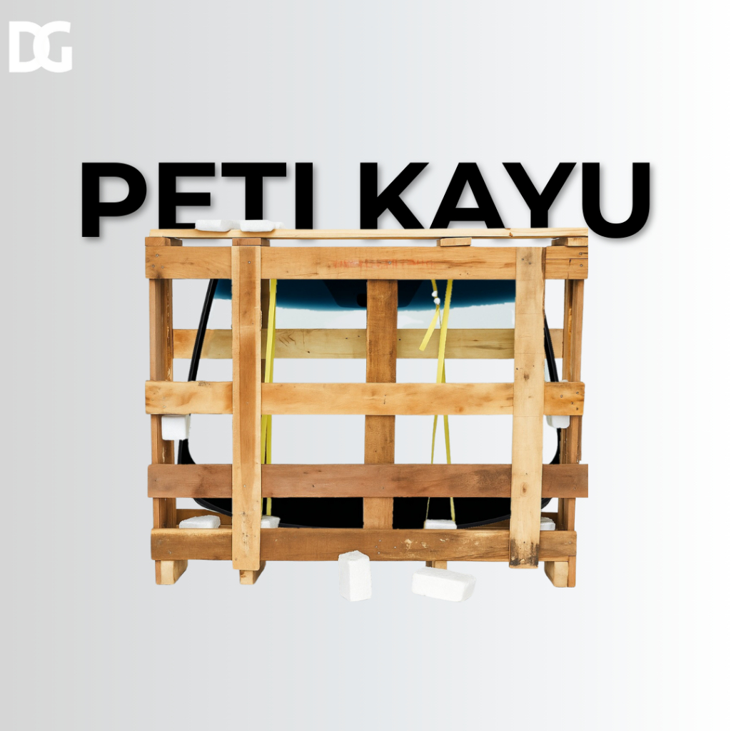 Peti Kayu Kustom Kaca Mobil