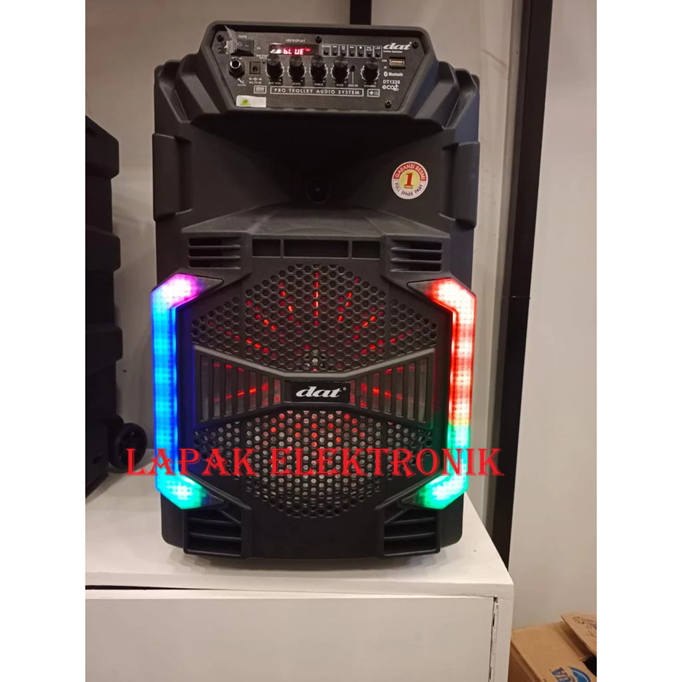 Speaker Portable DAT DT 1220 + Echo Original 12 inch Speaker Bluetooth DT 1220 | LAPAK ELEKTRONIK