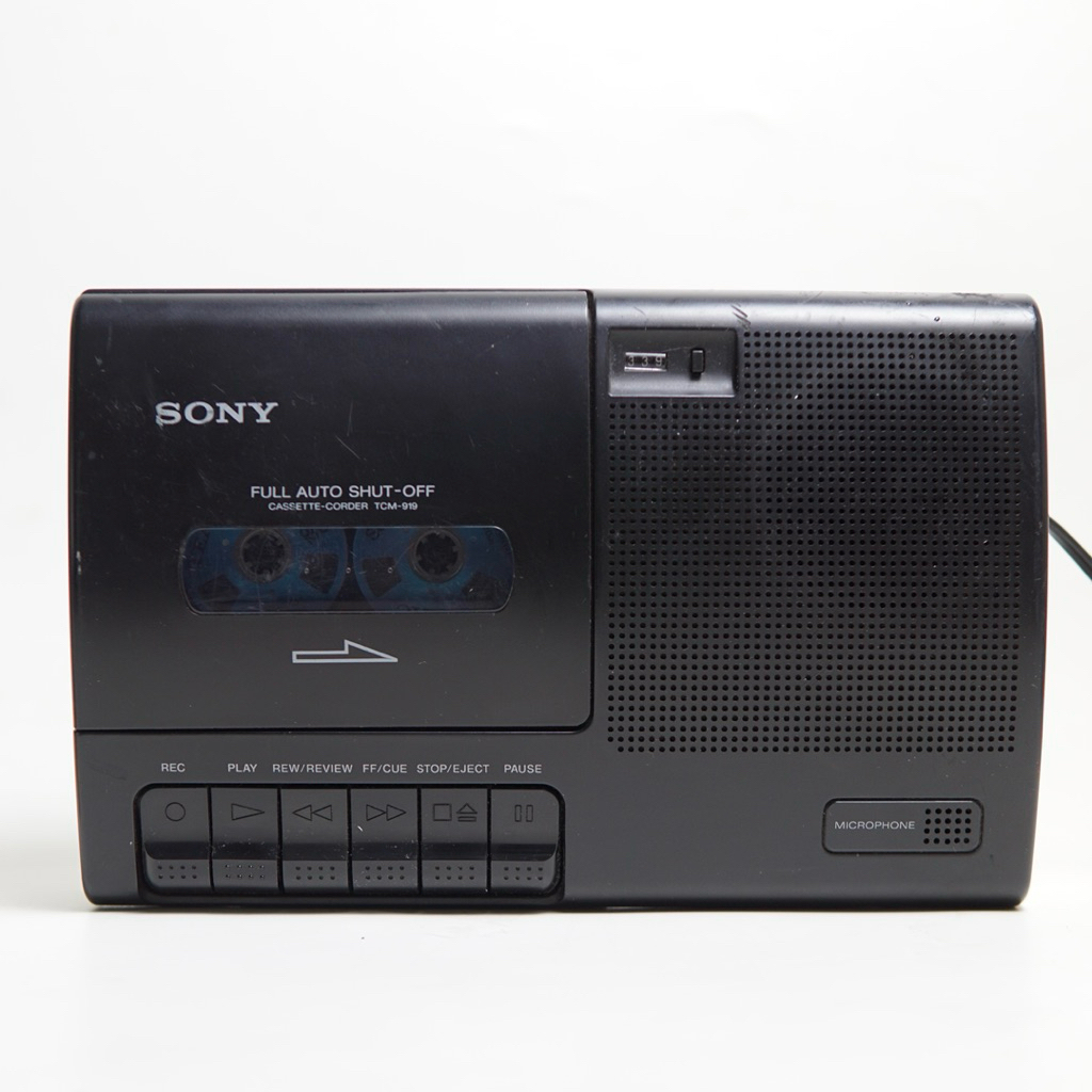 sony tcm- 919 tape recorder walkman / pemutar kaset pita